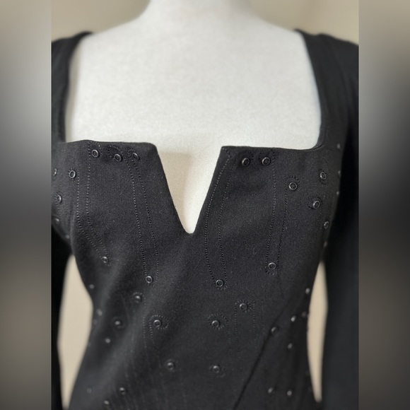 🆕 LUCY PARIS BLACK DRESS - Picture 2 of 10